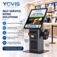 SMART SELF-SERVICE Krankenhaus-Check-in- und Zahlungsterminal mit Barcode-QR-Scanner, Kartenleser und Drucker für Krankenhäuser und Kliniken