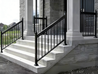 Balustrade verticale en aluminium pour escalier