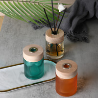 Diffuseur de parfum sans flamme en verre personnalisable, style nordique, pour la maison, avec bouchon à vis, cadeau idéal