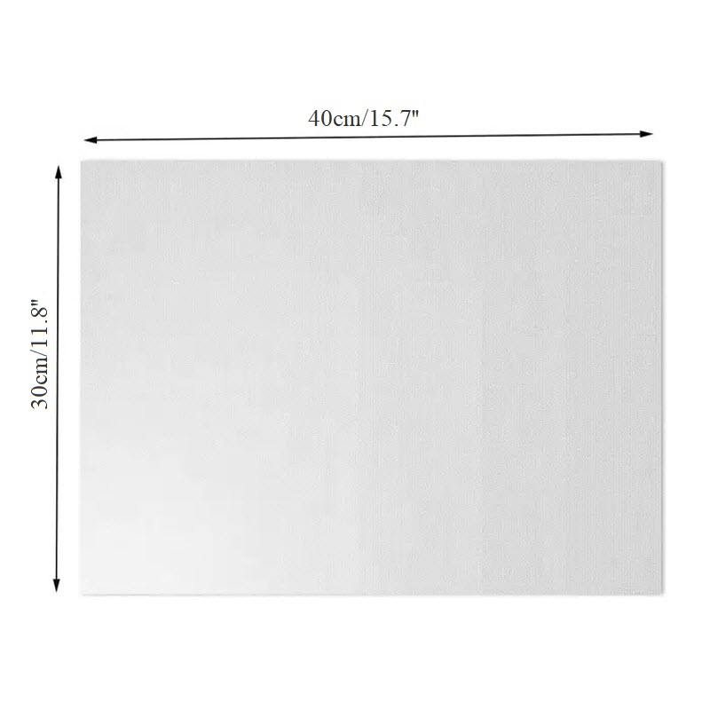 Blanc 30*40cm*0.1mm*17g