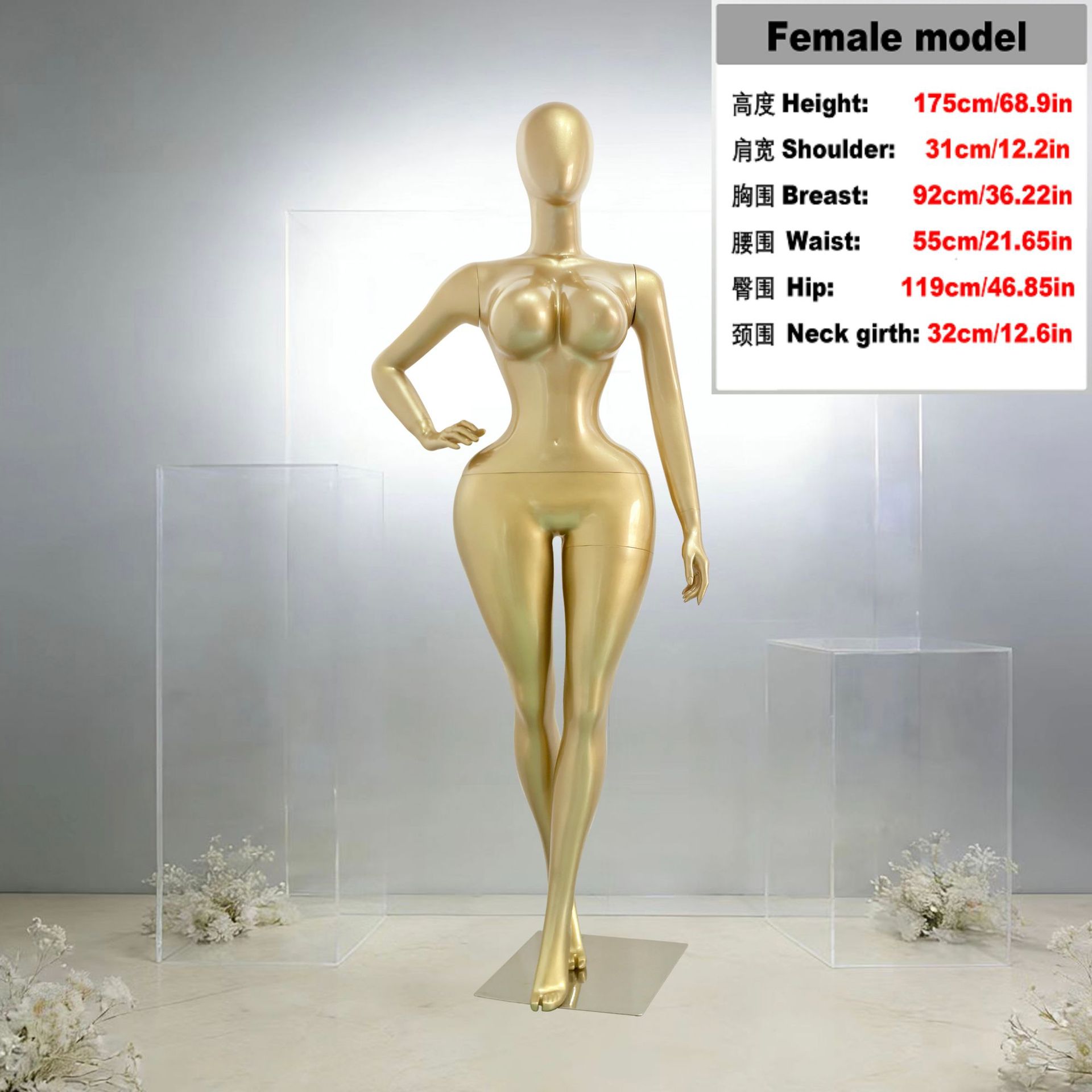 Gold-hands on hips-crossed legs