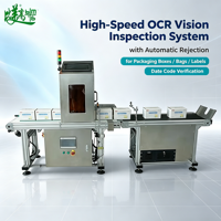 Système d'inspection visuelle à rejet automatique de caractères OCR haute vitesse de la marque BMG, précision de 0,01 mm pour la date