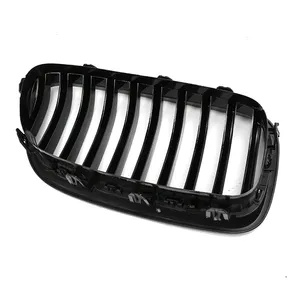 Fabrikant Abs Materiaal Single Lat Grille Glossy Black Mesh Race Grill Single Line F10 Front Grill Voor Bmw 5 Series F10 201