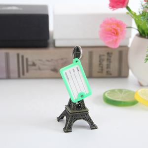 Étiquette personnalisée multi-couleur en acrylique, pièces, pour bagages, cartes de Classification de numéro d'hôtel avec anneaux - Product Image 5