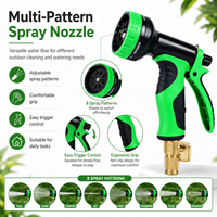 Tuyau d'arrosage extensible magique, flexible, haute pression, avec pistolet pulvérisateur pour l'irrigation des pelouses et des patios