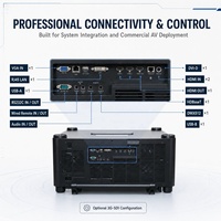 Projecteur laser professionnel de 25 000 lumens ANSI pour la cartographie 3D architecturale avec WUXGA, correction 6 points et contraste élevé