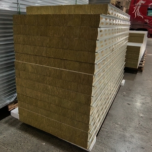Panneau sandwich en laine de roche, résistant aux hautes températures, ignifuge, <span class=keywords><strong>isolation</strong></span> <span class=keywords><strong>thermique</strong></span> pour <span class=keywords><strong>l</strong></span>'industrie - Product Image 3