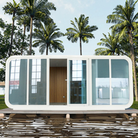 Construction rapide 20ft modulaire préfabriqué petites maisons conteneur bureau Portable Apple House Pod mobile Apple cabine