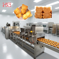 Équipement de production de gâteaux en forme d'ours industriel, machine automatique de dépose de gâteaux