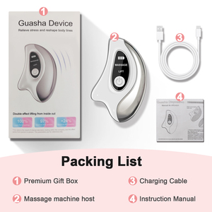 Masseur 2-en-1 à usage domestique, compresse chaude, contrôle LCD, plusieurs vitesses, <span class=keywords><strong>Gua</strong></span> <span class=keywords><strong>Sha</strong></span> électrique portable pour usage domestique - Product Image 6