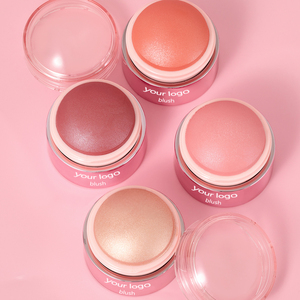 Logotipo personalizado Creamy Glow Cheek Rose Cute Blush Stick Private Label Tinte de <span class=keywords><strong>maquillaje</strong></span> de alta calidad Bálsamo de rubor redondo - Product Image 2