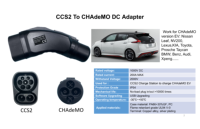 Adaptador Longood 2026 CCS2 a CHAdeMO DC para Vehículos Eléctricos, Conector EV Japonés CHAdeMO a CCS Europeo, Carga Rápida para Vehículos Eléctricos