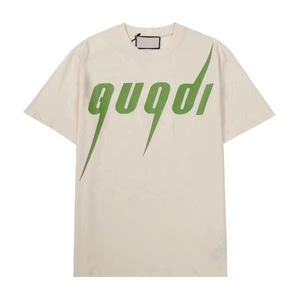 Toptan pamuk o-boyun markalı Tshirt tasarımcı kıyafetleri artı boyutu erkek t-shirt - Product Image 2