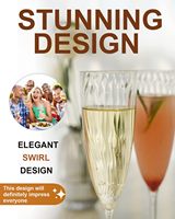 Ensemble de 6 verres à vin incassables sans BPA, gobelets à champagne en plastique, personnalisables avec logo et couleur – Meilleures ventes