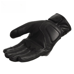 Accessoires pour moto, gants de moto en cuir ventilés à doigts complets, fabriqués en peau de mouton - Product Image 1