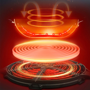 Stainless Steel Single <b>Burner</b> Commercial <b>Electric</b> Cooker Ceramic Glass Surface Class A+++ Energy Efficiency Portable Commercial - Product Image 3