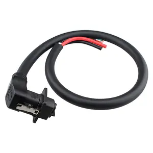 Factory Hot Sales 100A High Speed Black Electric Motorcycle Plug Wire Harness Male Female Plug 5AWG 20AWG