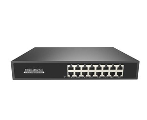 สวิตช์อีเธอร์เน็ต16พอร์ตกิกะบิตสำหรับระบบกล้องวงจรปิด IP DC48V แบรนด์ hzgws - Product Image 3