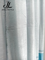 Rideau occultant épais 100 % polyester jacquard à œillets, motif géométrique abstrait, écologique, haute densité, pour fenêtre, idéal pour les températures chaudes