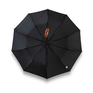 Classic Style Men Automatic 10 Ribs Strong <b>Windproof</b> Resistant 3 Folding <b>Umbrella</b> Rain Business Male Quality Parasol - Product Image 2