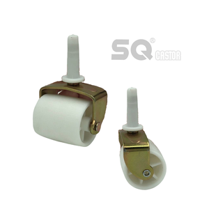 Leichte Möbelrollen 2 Zoll Räder 40mm 50mm 75mm PA Transparent PU Schwenkrollen für Möbel - Product Image 5