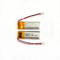 Baterai Lithium Polymer 501025 3.7V 100mAh Baterai Lipo Isi Ulang