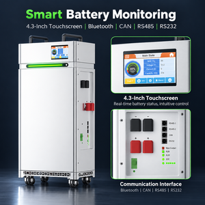 Batería de ciclo profundo 51.2V 280AH 314Ah 16kWh de pie para almacenamiento de energía solar doméstica con descarga de 200A para respaldo doméstico - Product Image 2