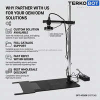 Kit de vision TERKOBOT, bras robotique de bureau avec kit de caméra de vision, objectif 16 mm, bras robotique industriel pour l'éducation et la formation