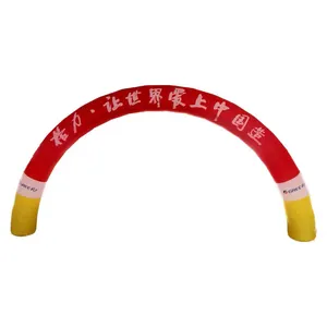 Feito na china alta qualidade do logotipo promocional da propaganda arcos infláveis