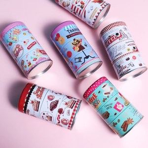 Luxury Set of 3 Round Food Storage Biscuit <strong>Tin</strong> Box / Gift <strong>Tin</strong> Cookie Candy Chocolate Metal <strong>Tins</strong> <strong>for</strong> Storing Cookies <strong>Crackers</strong> - Product Image 2
