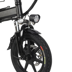 Vélo électrique pliable 14 pouces avec moteur sans balais et batterie au lithium pour trajets quotidiens - Product Image 3