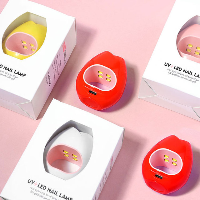 Private Label Rose Portable Small Sun Mini UV Led Nail Lamp Dryer Machine for Nail Polish