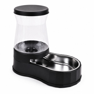 Distributeur d'eau automatique pour chien, fontaine à eau pour animaux de compagnie à gravité, bol ovale en plastique écologique, étanche IPX5 pour chiens - Product Image 1