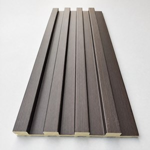 Pannelli <span class=keywords><strong>Decorativi</strong></span> a Doghe Effetto <span class=keywords><strong>Legno</strong></span> Scuro 3m Impermeabili <span class=keywords><strong>per</strong></span> <span class=keywords><strong>Pareti</strong></span> di Ristoranti e Bar, Design d'Interni Moderno - Product Image 3