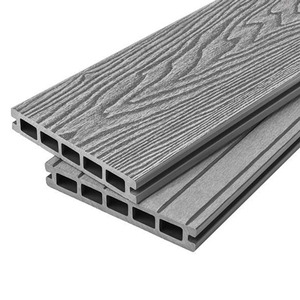 Thấp moq Trọng lượng nhẹ Hollow WPC <span class=keywords><strong>decking</strong></span> bảng bền cho bên ngoài ứng dụng với chải kỹ thuật tiết kiệm chi phí vận chuyển - Product Image 1
