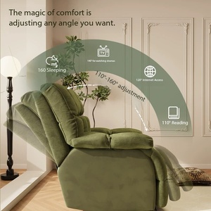 Sofá <span class=keywords><strong>Reclinable</strong></span> y Cama Individual - Sillón Nido para Sala de Estar y Dormitorio, Sillón Giratorio Multifuncional Acogedor - Product Image 3