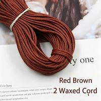 Cordon en coton ciré de 2 mm, fil ciré, corde à étiquettes, fil pour accrocher les grains, accessoires de bijouterie, corde tressée