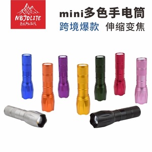 Portable Mini LED Flashlight Aluminum Alloy Body AAA Battery Powered White Light Handheld Torch For Outdoor Use - Product Image 3