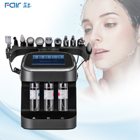 FARSLIM 10 en 1, soin du visage à jet d'oxygène avec blanchiment de la peau, anti-âge, nettoyage en profondeur, machine à oxygène à petites bulles