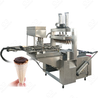 Machine à cônes à glace GELGOOG, machine à cônes à glace en gaufrettes, machine à biscuits en gaufrettes