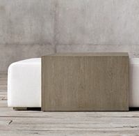 Longue table basse blanche Unique pour meubles personnalisables d'usine professionnelle de travail à domicile d'hôtel