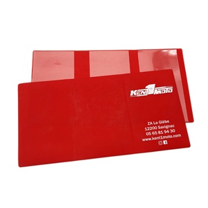 Portadocumentos de coche con impresión personalizada, Cartera de PVC para documentos de <span class=keywords><strong>registro</strong></span> de coche, organizador de documentos de coche suave, cubierta de papel para coche - Product Image 2