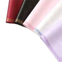 Nouveau papier d'emballage floral à motifs ethniques chinois, recyclable, jetable, résistant à la graisse, aseptique, en PE, entièrement opaque et imperméable