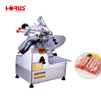 Trancheuse à viande congelée entièrement automatique Horus HR-12, machine à trancher le mouton congelé électrique pour usage commercial