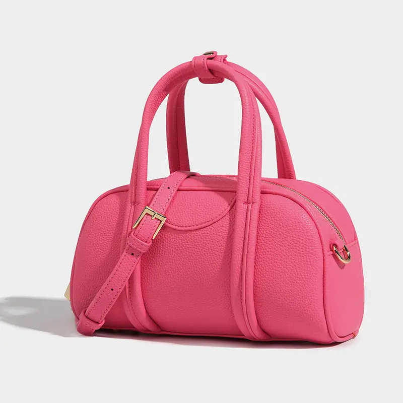Popular trendy design ladies vegan leather hand bags shoulder pu bag custom women handbags