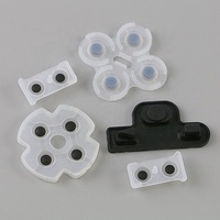 Pièces de rechange pour manette PS3, caoutchouc conducteur, caoutchouc souple, silicone, coussinet de bouton conducteur, 5 pièces