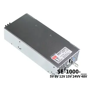 Meanwell SE-1000-5พร้อมเอาต์พุตสัญญาณ DC Ok 5VDC 750W 150A แหล่งจ่ายไฟแบบสวิตชิ่ง