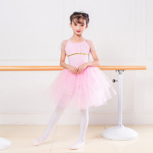 Robes de danse longues pour filles et enfants, de bonne qualité, à faible MOQ, brillantes, violettes, pour la danse classique, vente chaude 2024 - Product Image 3