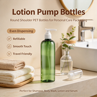 Flacon cosmétique en plastique vide avec plusieurs couvercles au choix, flacon d'emballage liquide rechargeable pour les soins de la peau, les soins capillaires, les liquides de nettoyage