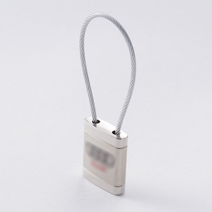 ห่วงโซ่กุญแจป้องกันการสูญเสียสำหรับรถเชือกลวดเหล็กโลหะผสมสังกะสีสร้างสรรค์รองรับการปรับแต่งของขวัญ<span class=keywords><strong>รถยนต์</strong></span> - Product Image 3